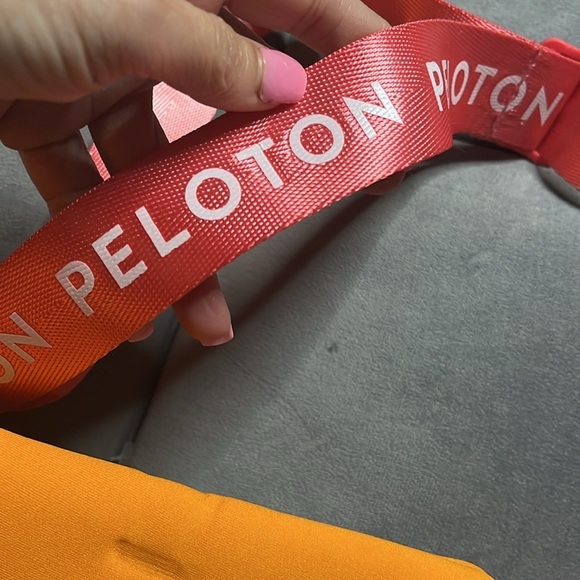 “Peloton-Orange and Red Waist Bag” - Picture 7 of 8